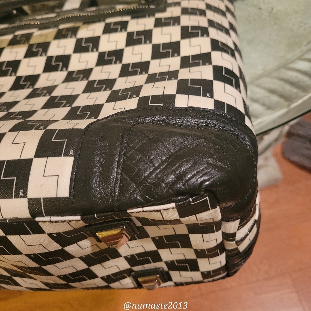 L.A.M.B. Gwen Stefani Westfield Checkerboard Tote Luxury Designer Handbag #523 - Picture 17 of 17